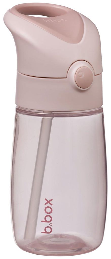 Trinkflasche Strohhalm Tiny - 18 x 7 x 7 cm - Rose | by Produktbild 