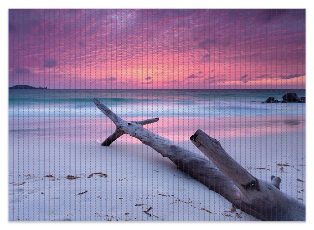 Wallario Duschmatte Antirutschmatte Badmatte Fußmatte Abendhimmel bei Sonnenuntergang, Größe ca. 70 x 50 cm