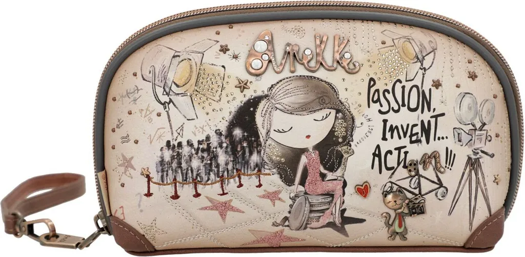 Portafoglio Anekke Hollywood RFID Holdall Multicolor - Prezzo Speciale