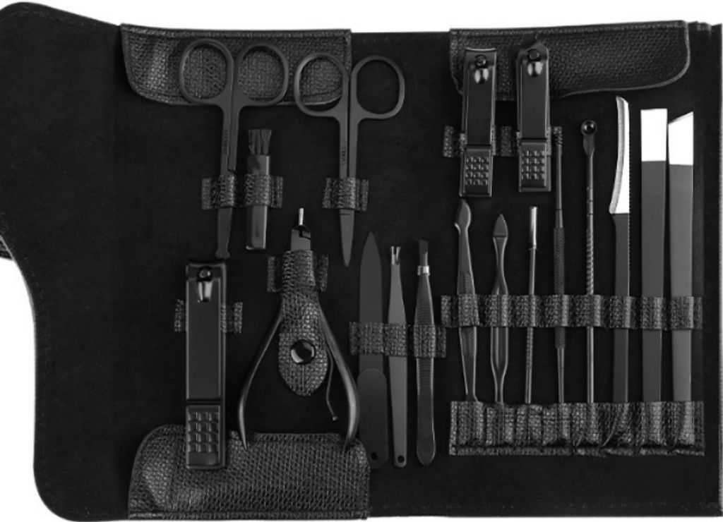 INF 18-teiliges komplettes Pflegeset aus Edelstahl für Produktbild 