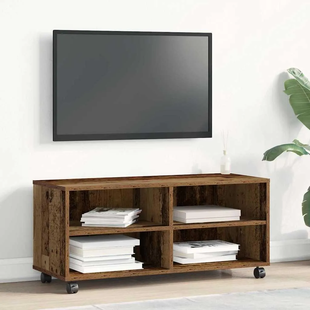 Maison Exclusive - Mobile TV marrone 90 x 35 x 40,5 cm Materiale ligneo