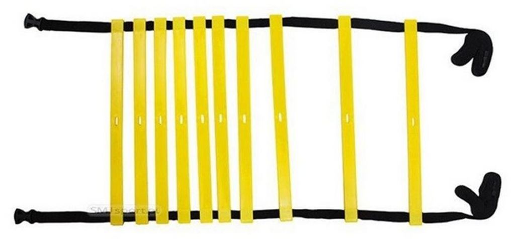 SMJ Sport - Agility Leiter, Training, PVC, Polyäthylen PP9675 (Einheitsgröße) (Gelb)
