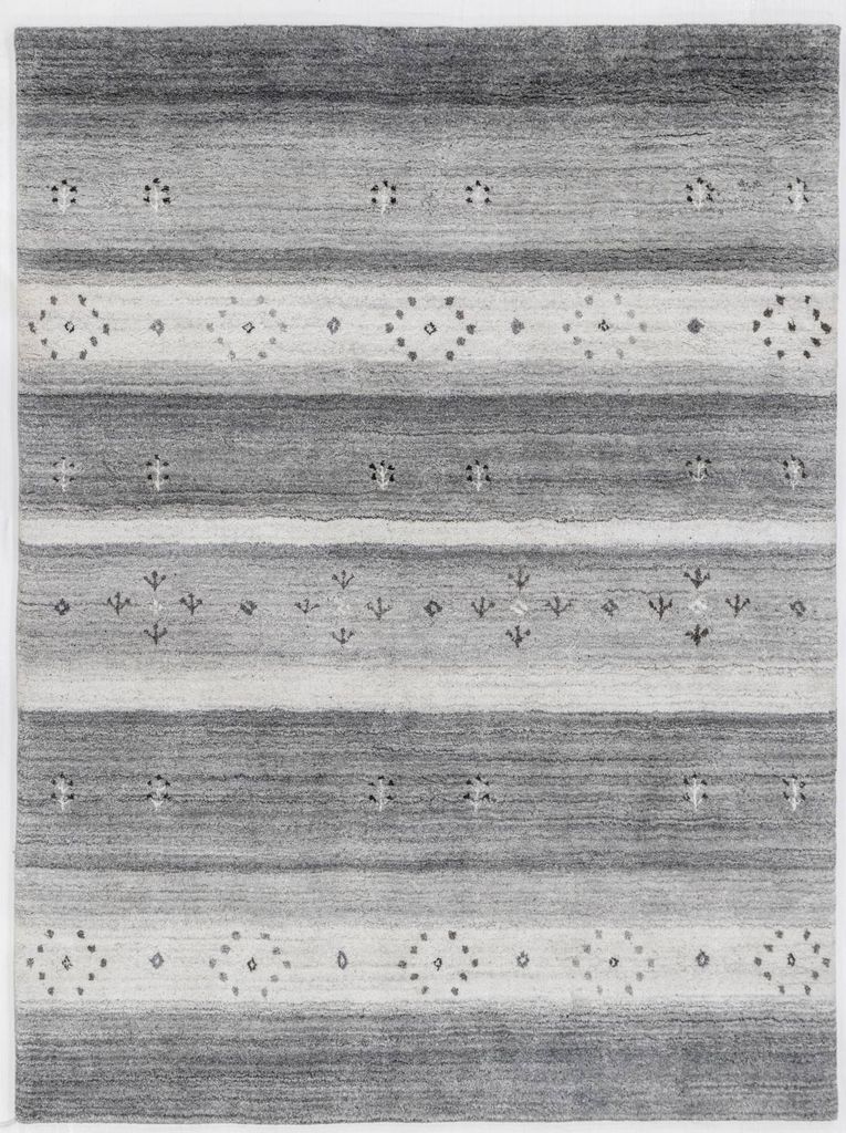 Teppich LORI LOOM COLLECTION VISCOSE | Farbe: Grau; Größe: 170x240 cm | strapazierfähig und leicht zu reinigen | Wohnzimmer | Schlafzimmer