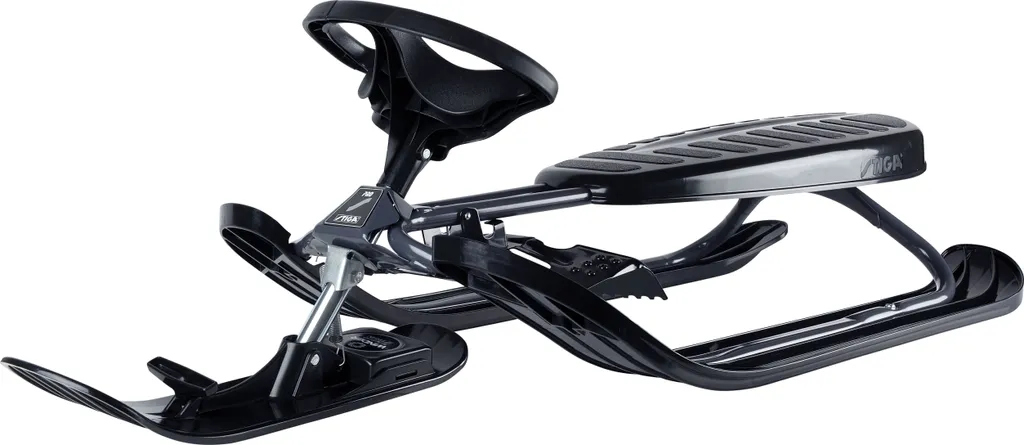 Snowracer Curve Gris Graphite Noir, Luge à Volant STIGA 73-2322