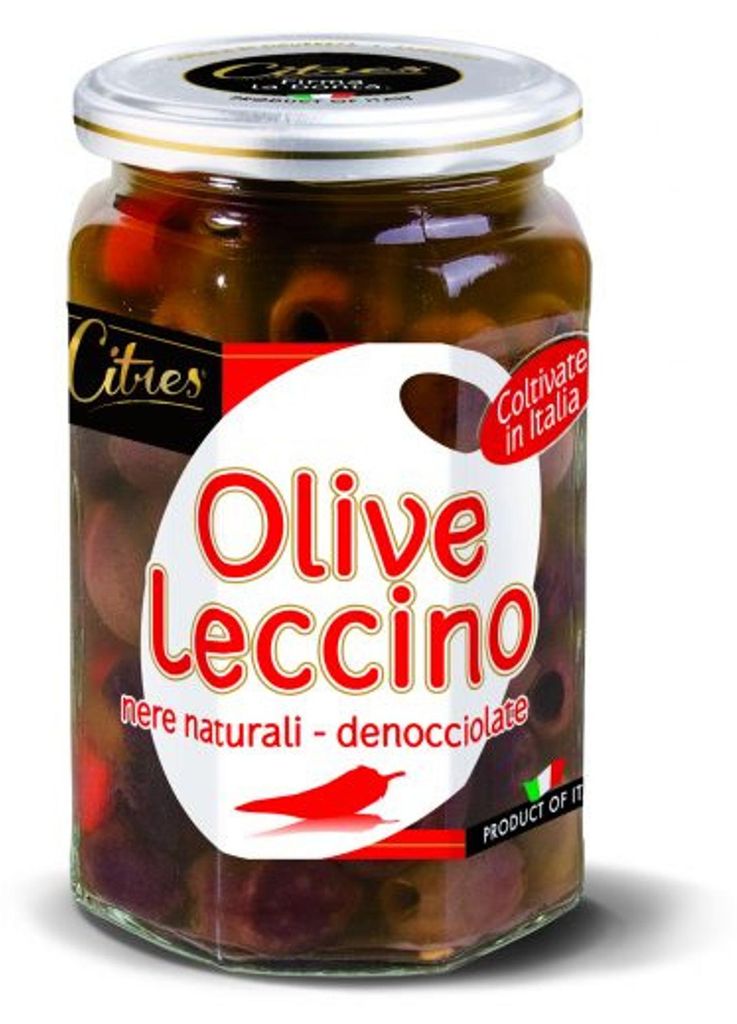 Czarne oliwki pikantne Nere Leccino 285g Citres Zdjęcie produktu 