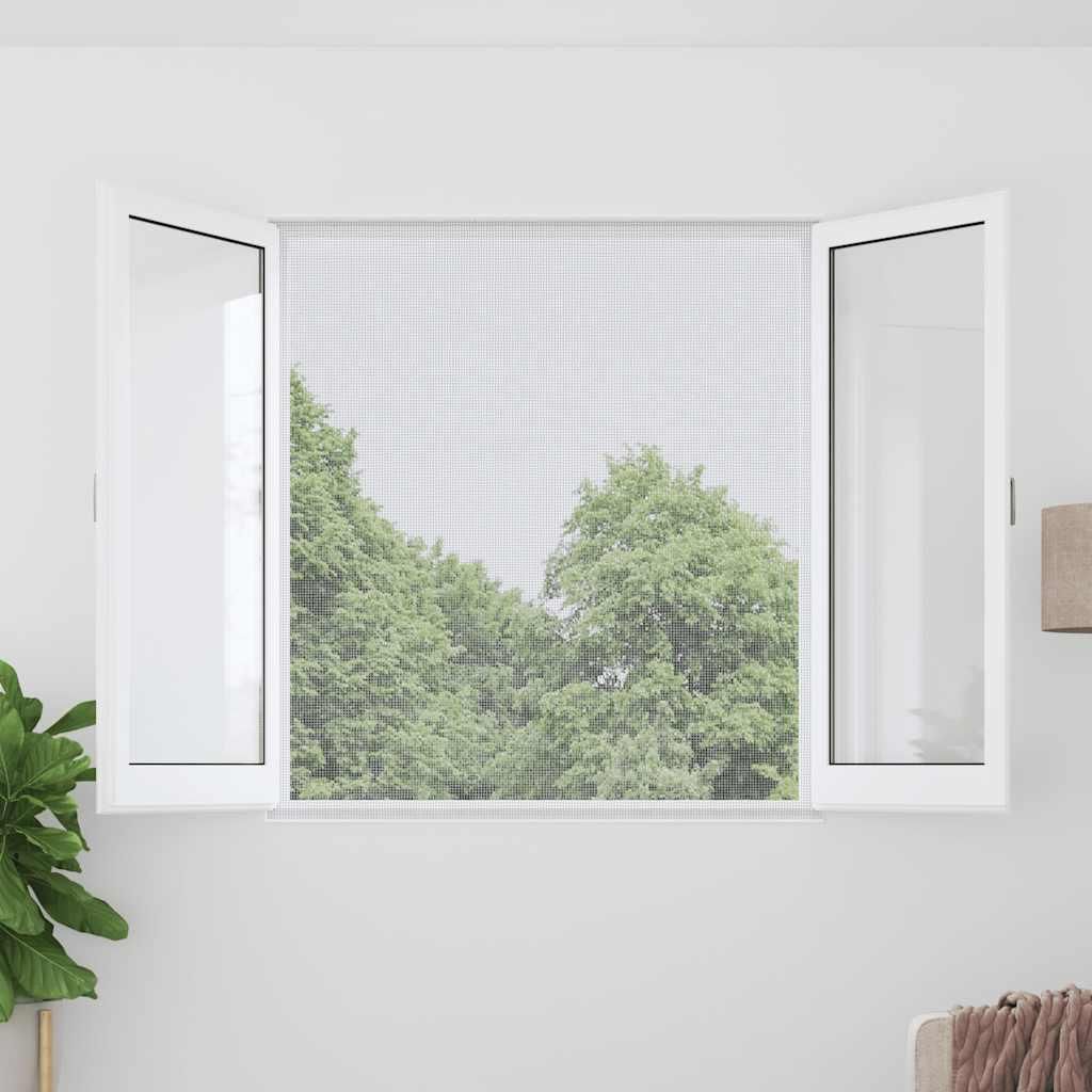 vidaXL Fliegengitter Aluminium 100x500 cm Silbern Produktbild 