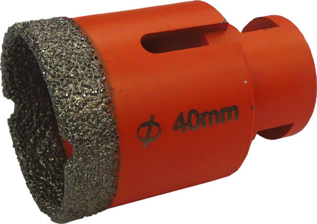 Ø40mm Diamantbohrkrone M14 Winkelschleifer Flex Fliesenbohrer Kernbohrkrone Trockenbohrkrone Fliesenbohrkrone BOHRFUX