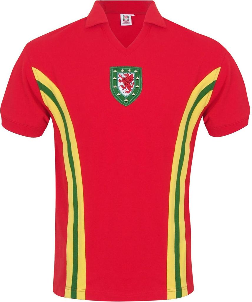 FA Wales - "1976 John Toshack" Auswärts-Trikot für Herren GF635 (M) (Rot)
