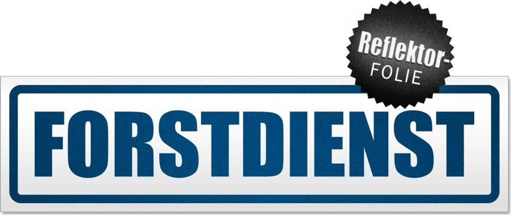 Forstdienst Magnetschild Schild magnetisch