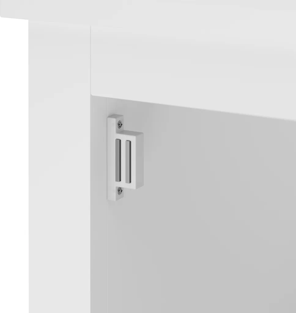 relaxdays Mobile bagno bianco 2 scomparti - 3