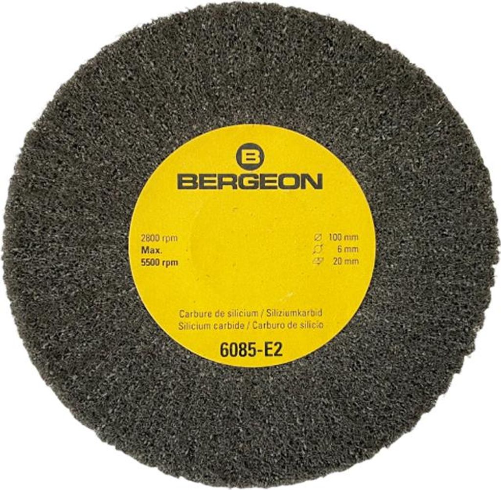 Bergeon 6085-E2 Feines Seidenglanz Metall Schleifrad Produktbild 