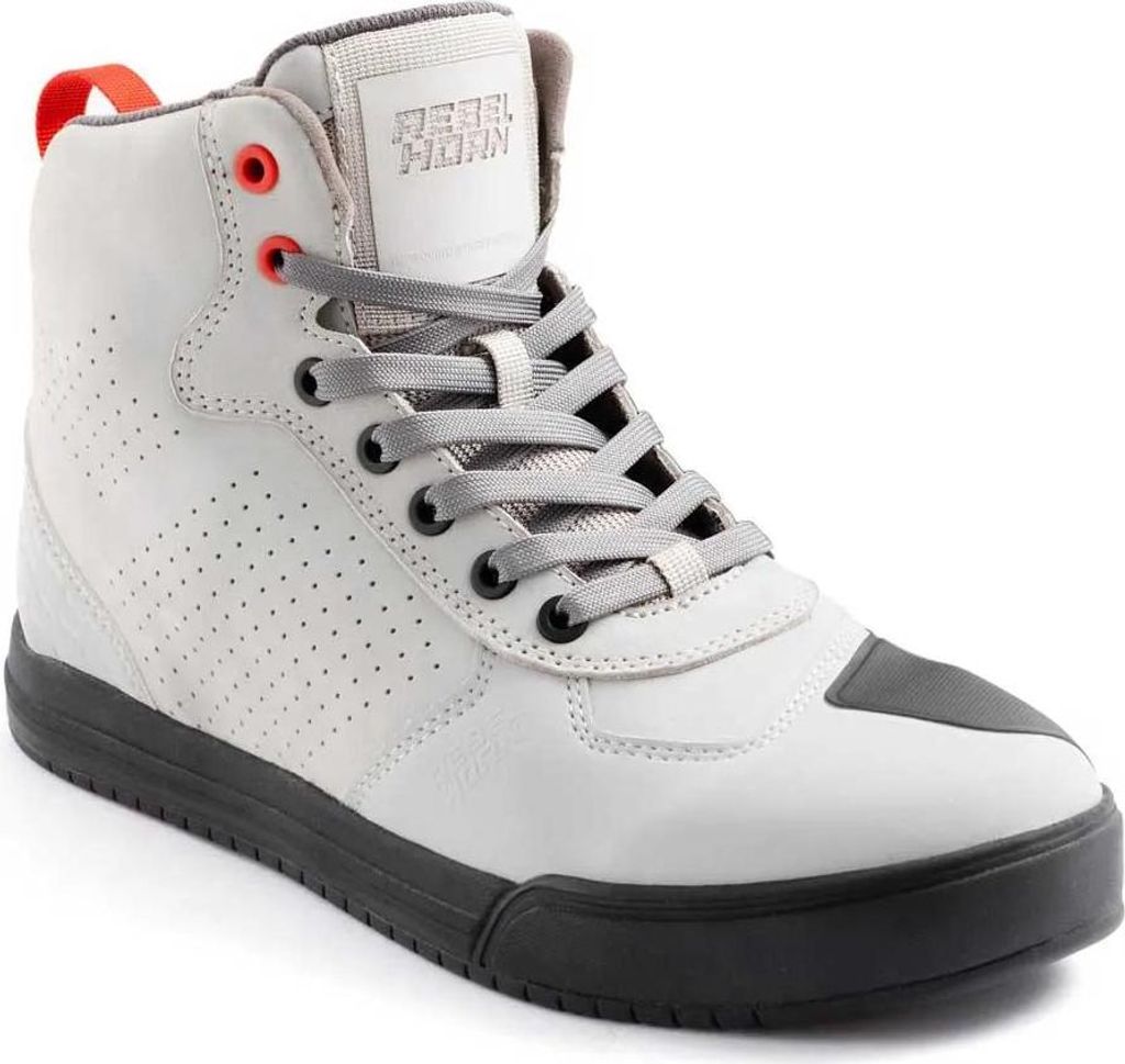 Rebelhorn Spike Motorradschuhe Weiß EU 48 Herren Weiß EU 48