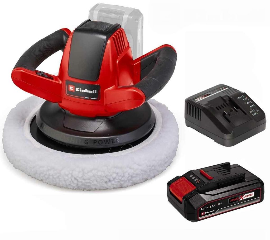 Einhell 18V Autopoliermaschine CE-CB 18/254 Li  + Akku 2.5 Produktbild 
