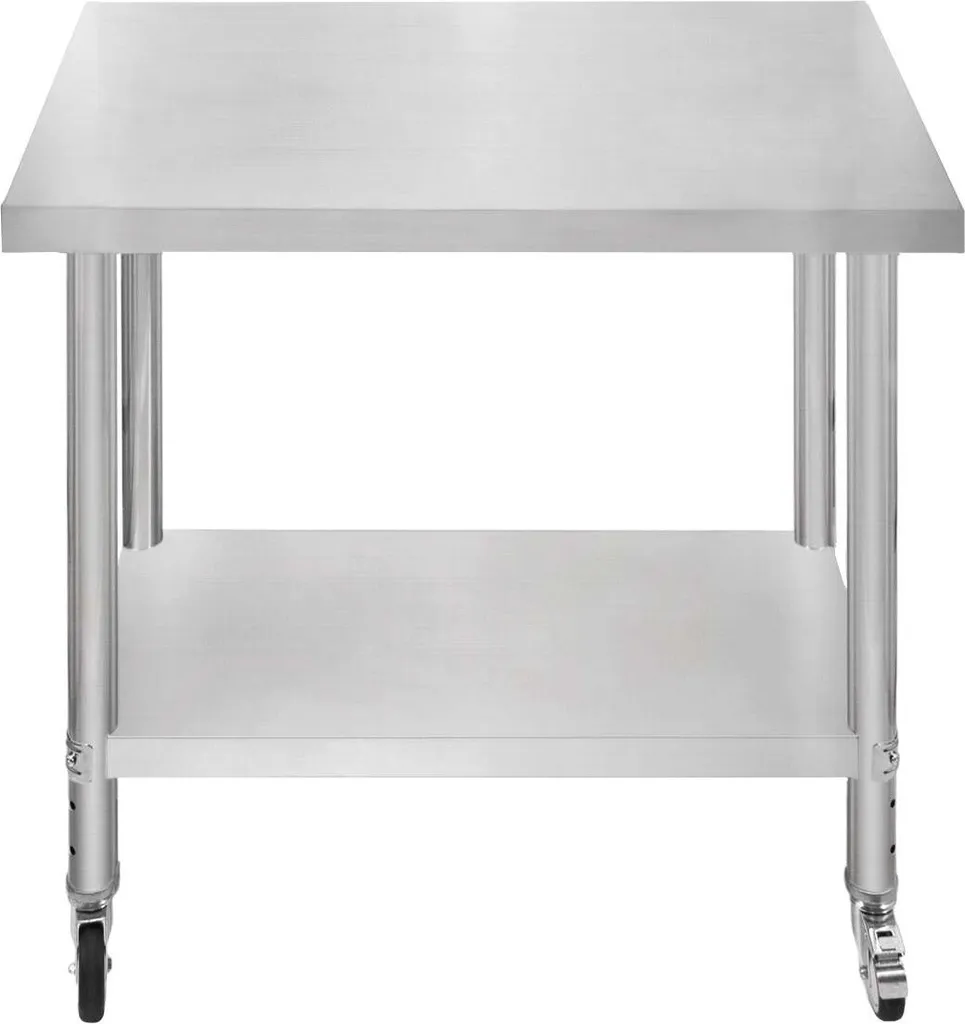 Table inox mobile 60x90 cm : gagnez de l'espace et de l'hygiène Gastro