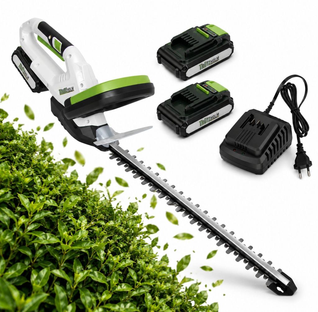 Akku Heckenschere 20V/2.0Ah mit 2 Akkus und Produktbild 