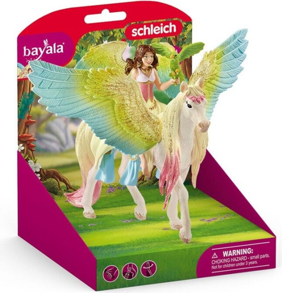 Schleich® Bayala 70566 Surah mit Glitzer-Pegasus Spielfigur Produktbild 2