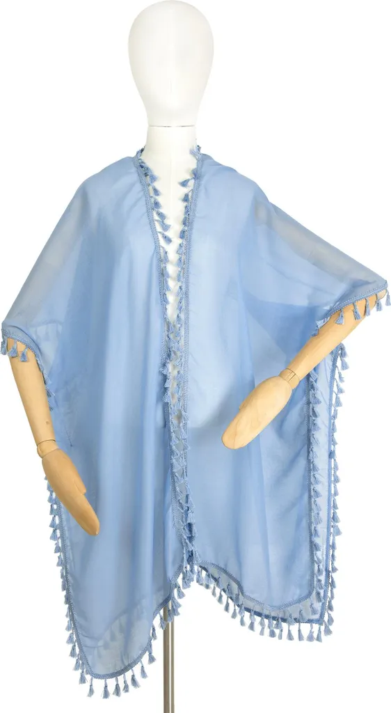 Art Of Polo Sciarpa Pareo Laadane Blu: L'Eleganza da Spiaggia Taglia Unica