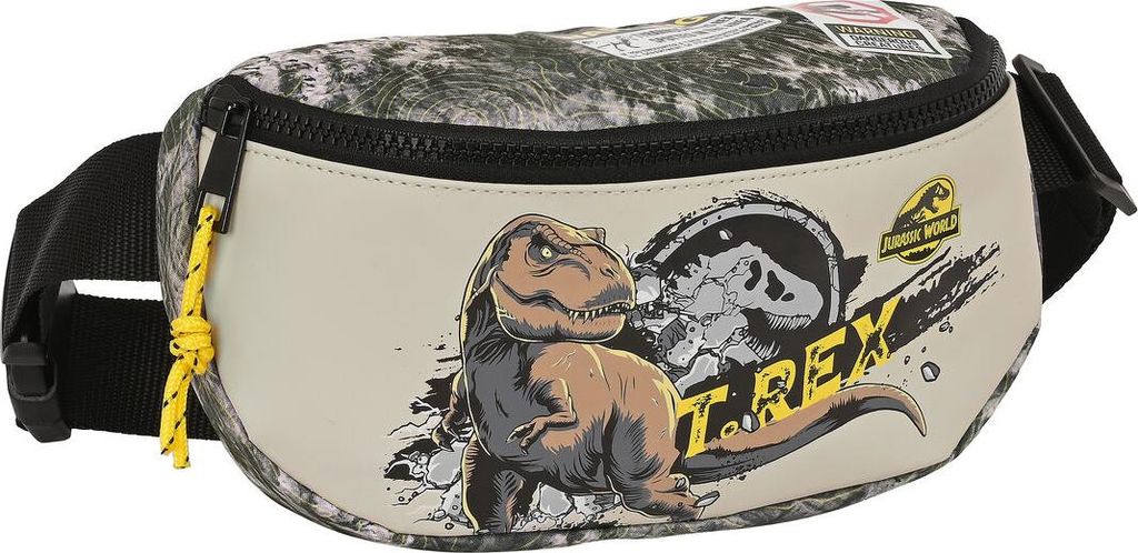 Riñonera Jurassic World Warnung Gris 23 x 14 x 9 cm Produktbild 