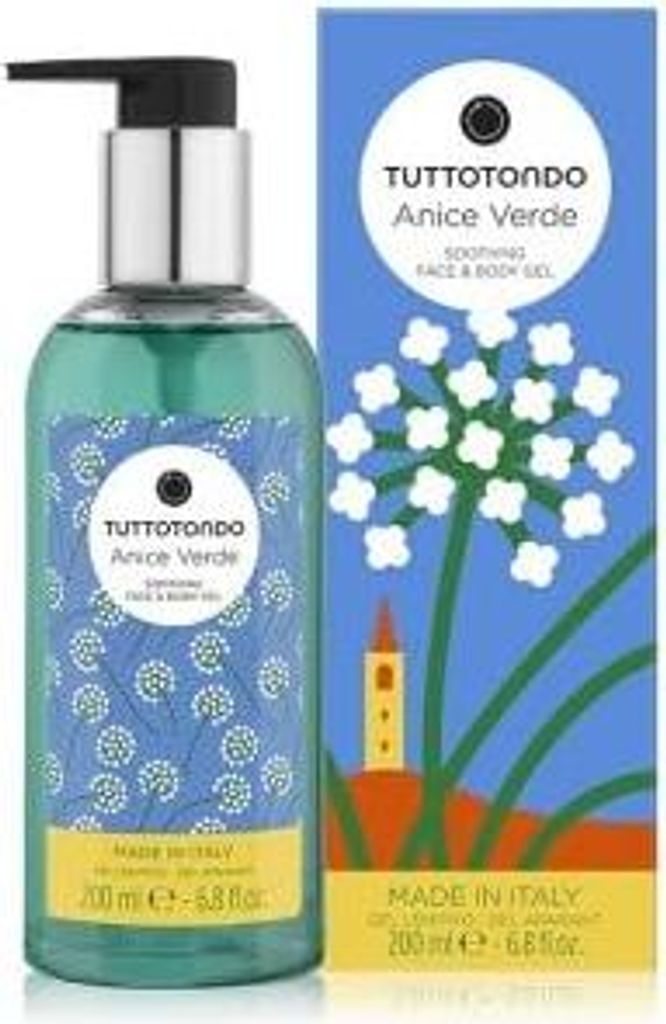 TUTTOTONDO Green Anise Soothing Face and Body Gel 200ml