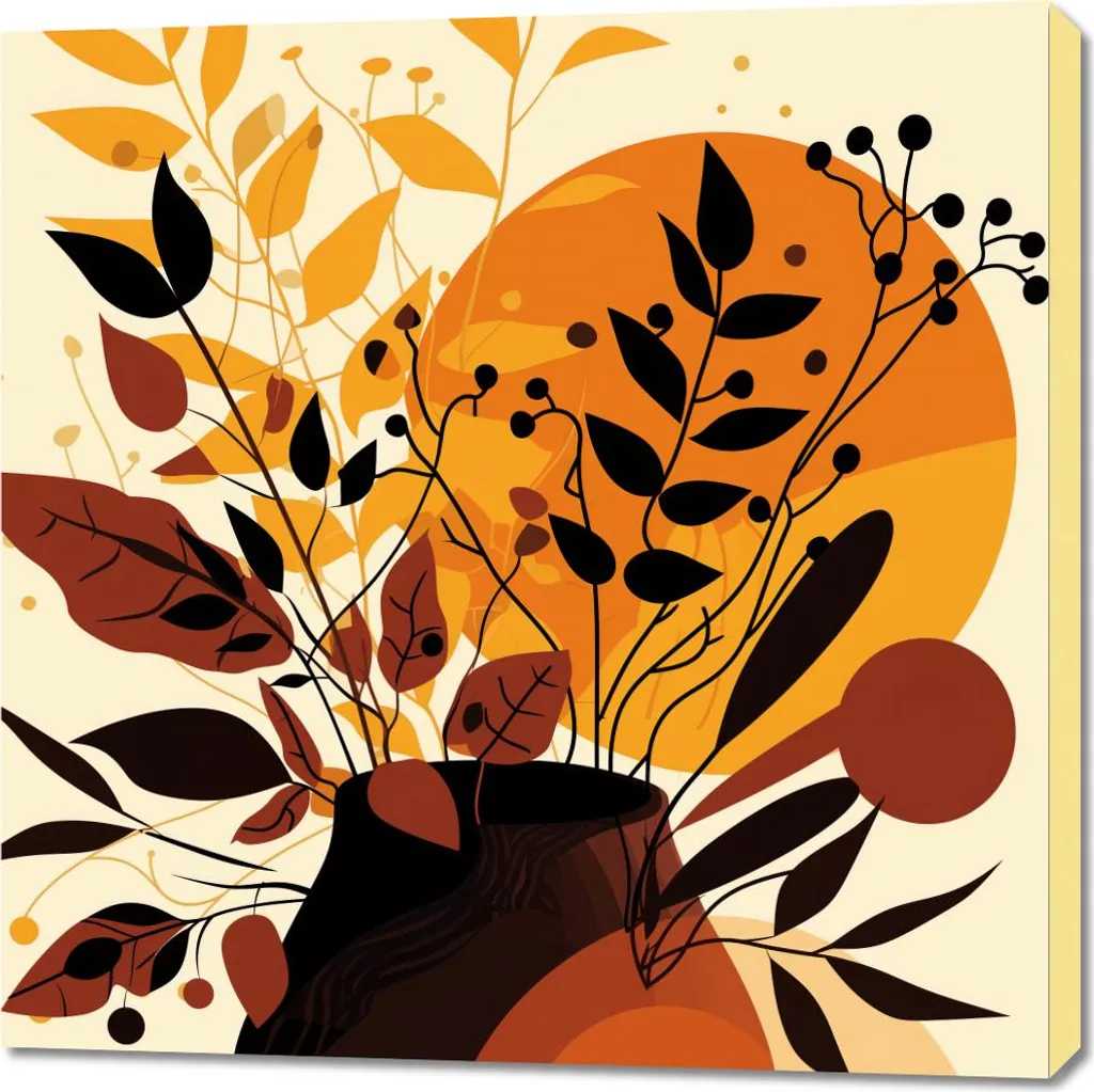 Quadro Frutta 90x90 Design Contemporaneo | Wall Art per Living e Cucina