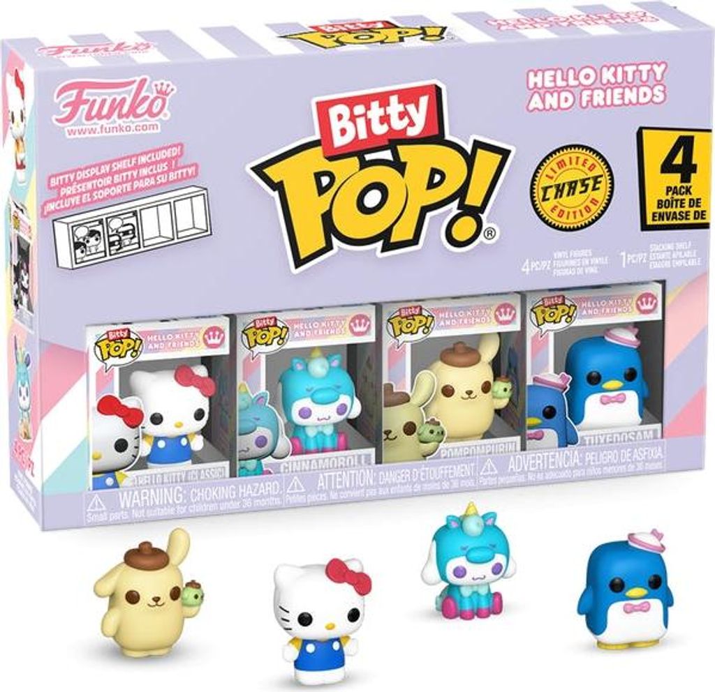 Hello Kitty Funko Bitty POP! Figuren-Multipack - 4 Sammlerspielzeuge
