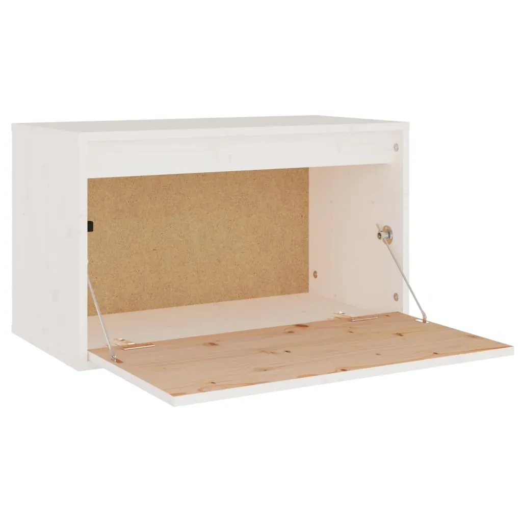 Offerta Armadio a Muro 60x30x35 Bianco - Legno Pino Massiccio Luxury - 7