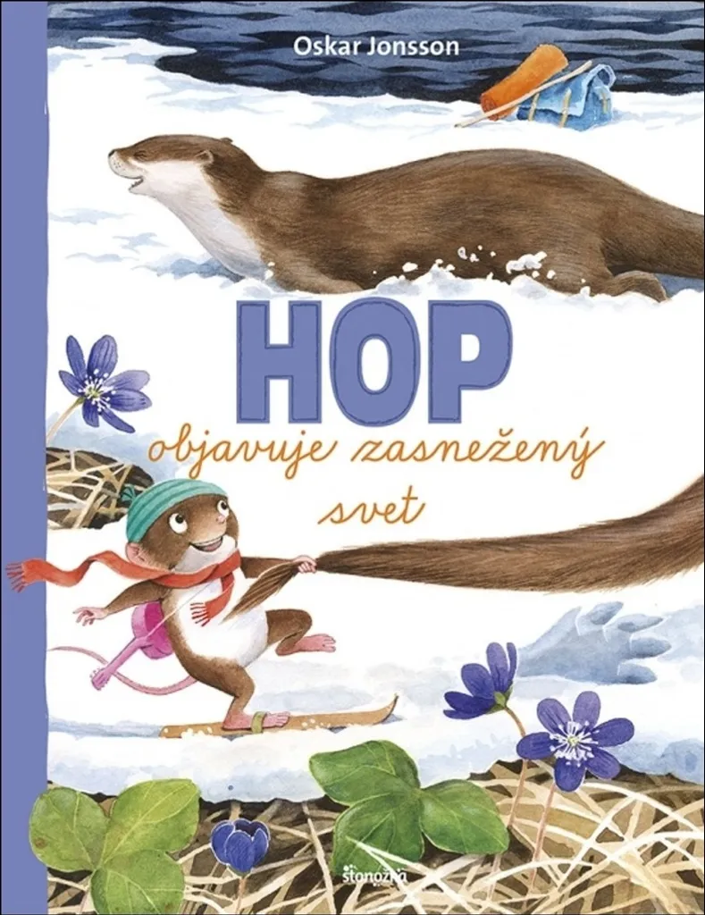 Livre enfant Hop zasnežený svet avec de superbes illustrations