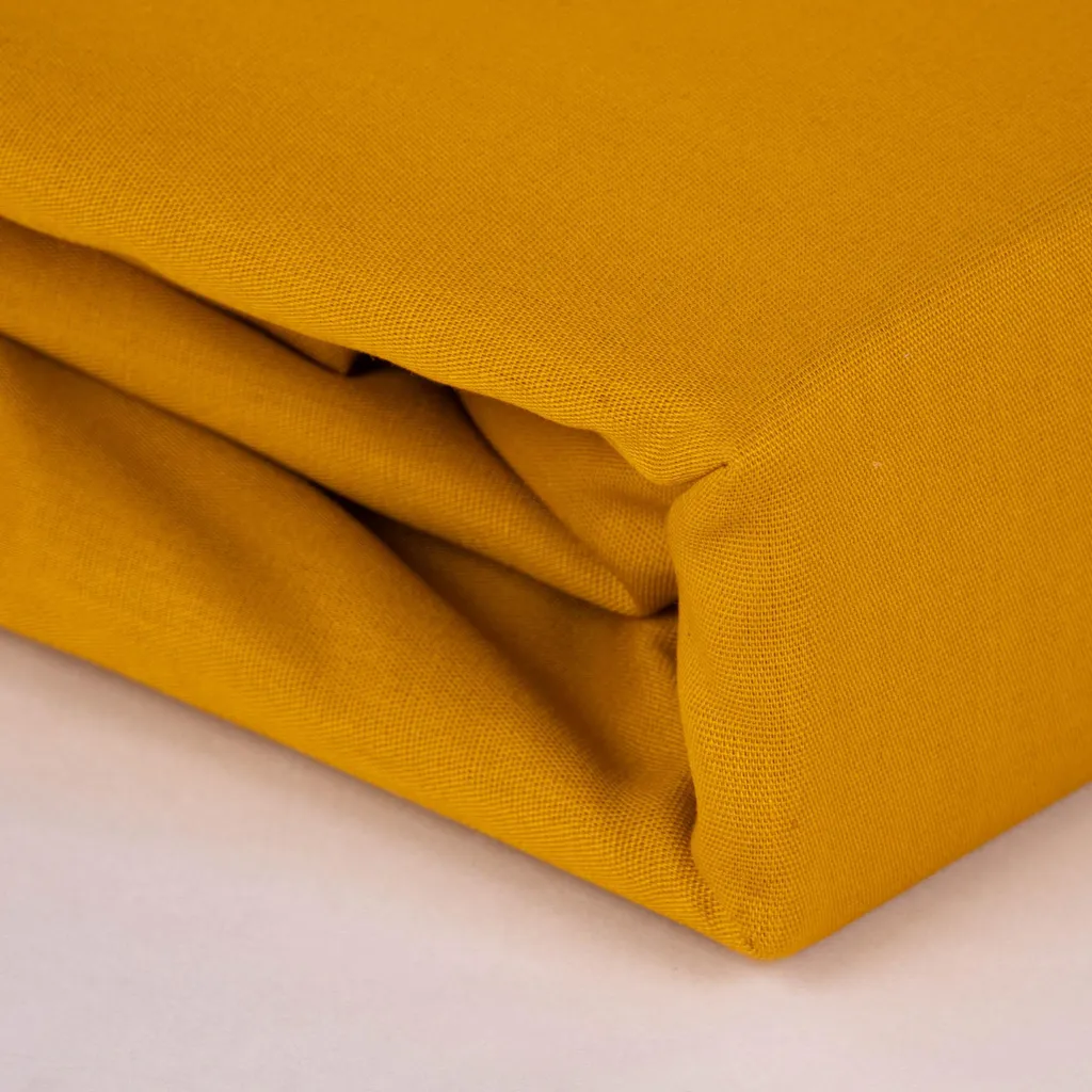 Housse de couette Douceur d'Intérieur 240x220cm Percale Coton Jaune - 9
