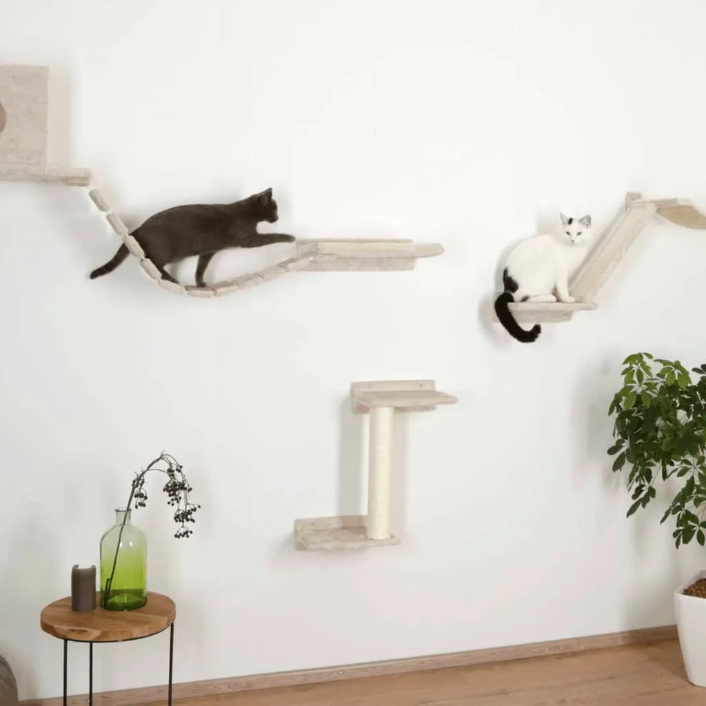 Parcours mural pour chat Kerbl Mount Everest - Arbre à chat mural bois