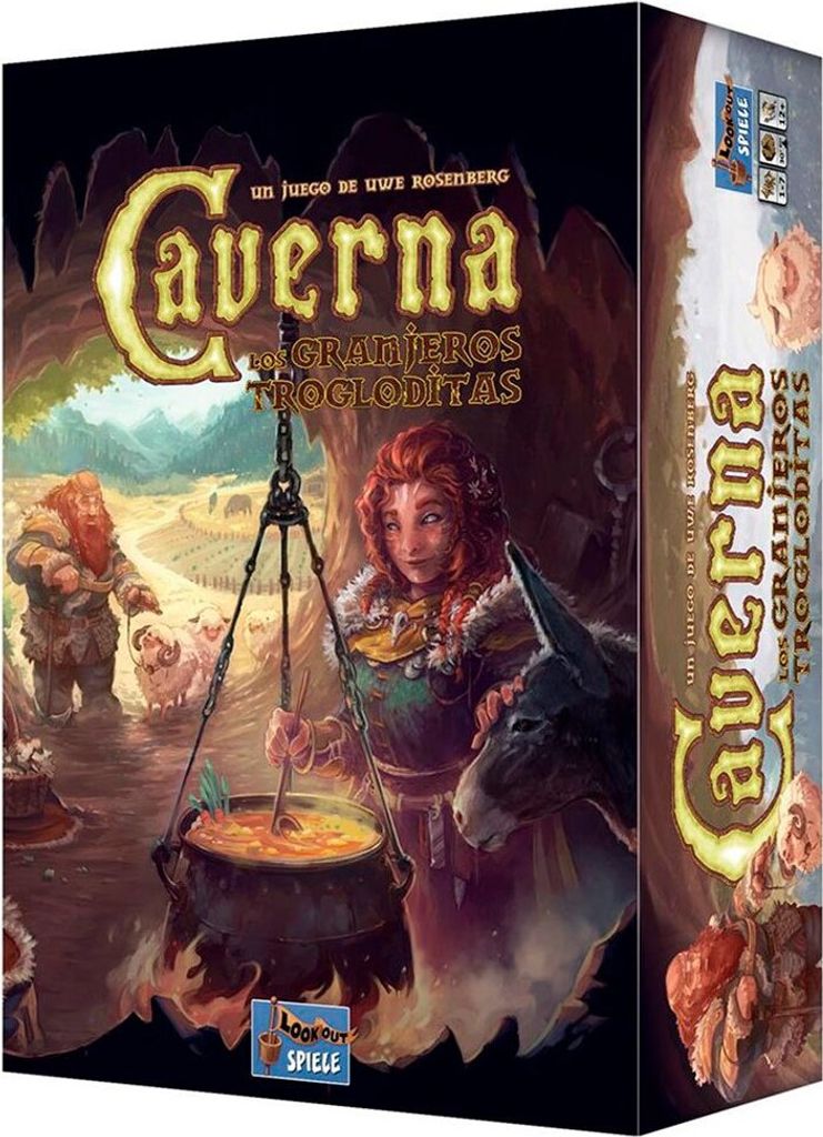 Asmodee Caverna Los Granjeros Trogloditas Brettspiel Mehrfarbig Mehrfarbig One Size