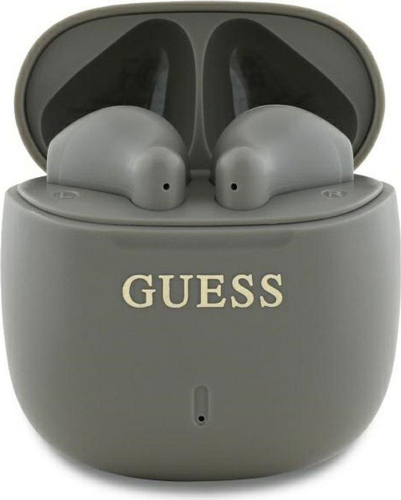 Guess Bluetooth Kopfhörer Gutwsj14Esge Tws + Docking Station Taupe gedruckt Classic Logo