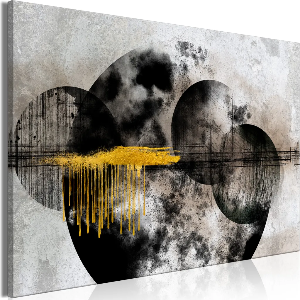 Quadro su tela italiano - Luna nobile (1 parte) largo 60x40 cm astratto a-A-0747-b-a