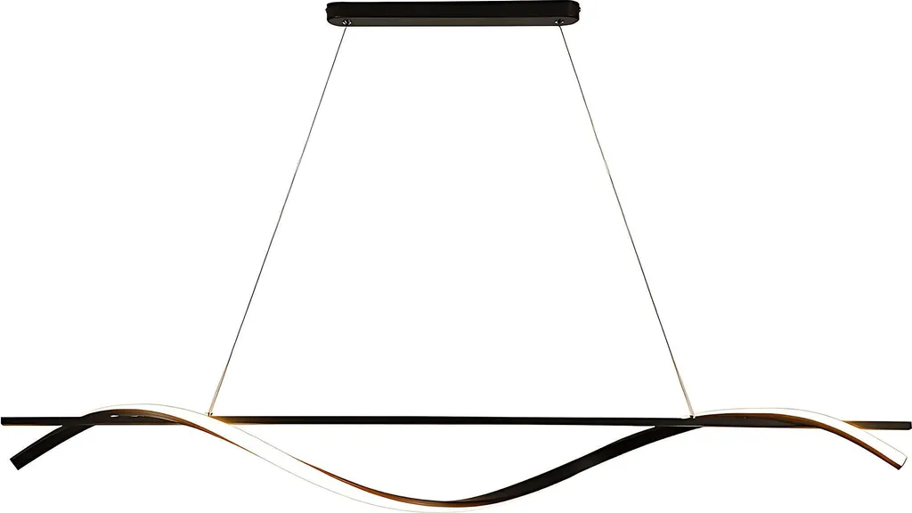 Suspension pour Table à Manger 120cm Noire Toolight - Idéal Cuisine Loft