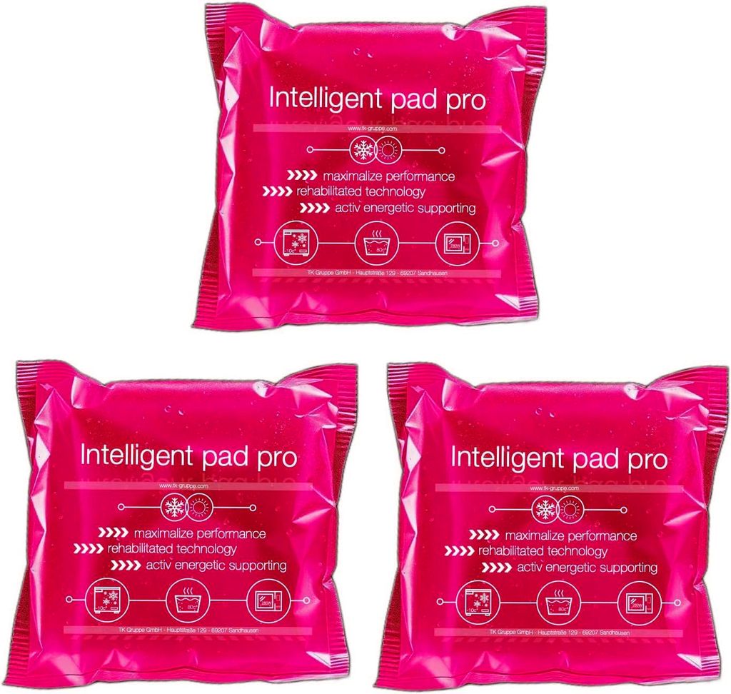 3er Set Kühlpacks Kühlpads - GERMANY - 15x15 cm - Kalt & Warm Kompresse - Prellungen & Insektenstiche & Schmerzen Gel Kühlkissen & Kühlakku