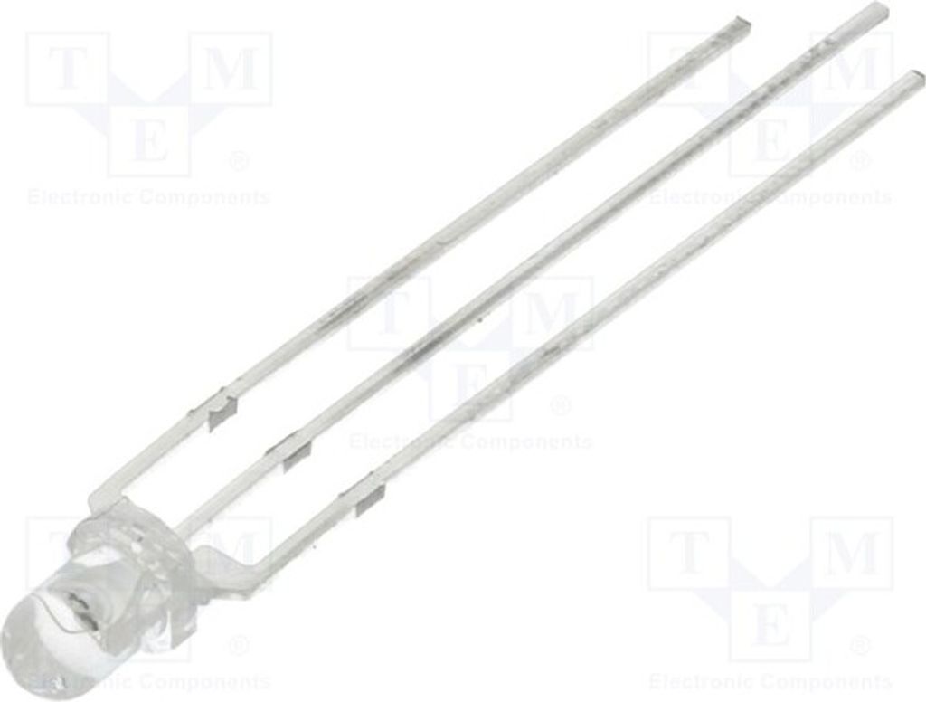 2x LED 3mm zweifarbig 330÷750mcd 330÷750mcd rot/gelb-grün 30° OSRG3131A-C LED Dio