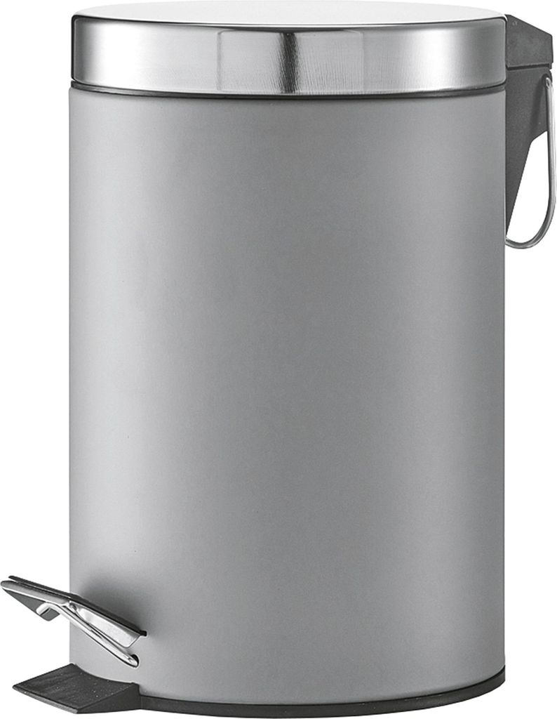 ZELLER PRESENT Kosmetikeimer Met/ES 3l grau 109029 Image du produit 