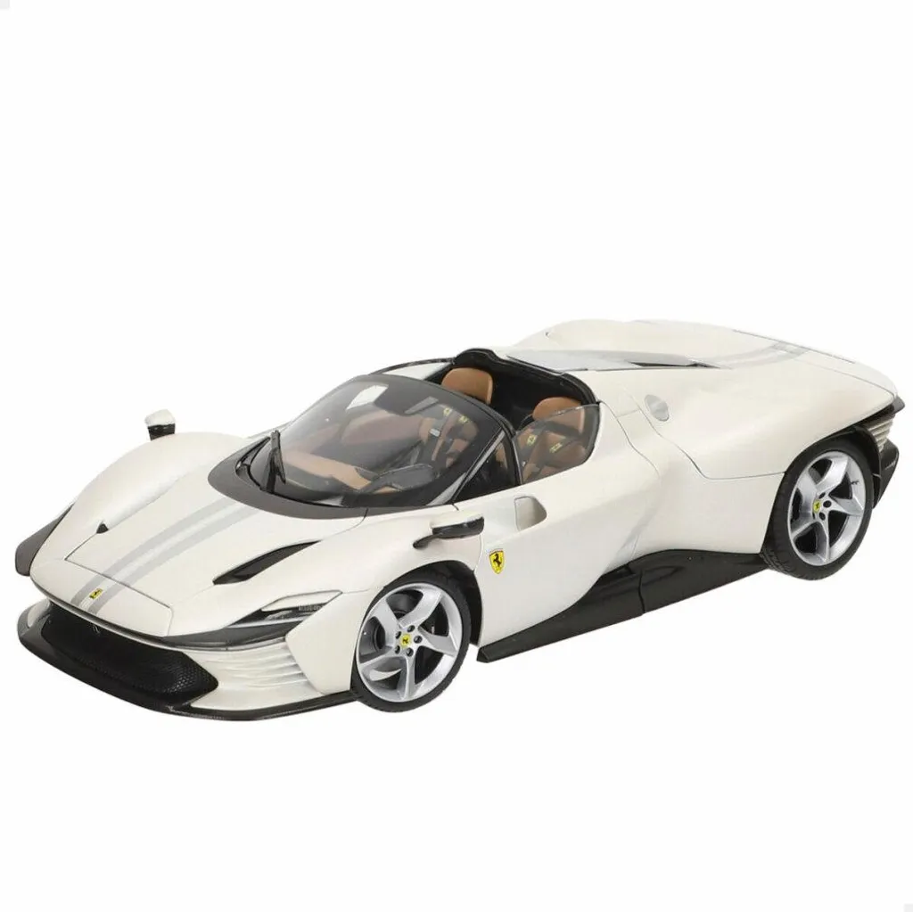Ferrari Daytona SP3 Bburago 1:18 Blanche : Finition Signature