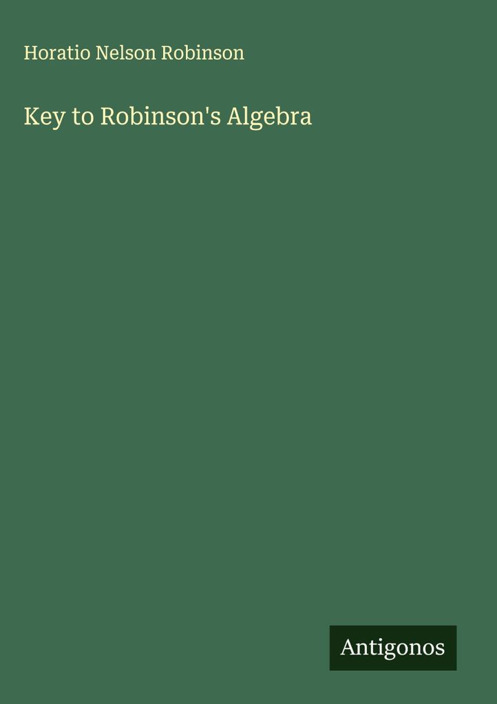 Schlüssel zu Robinsons Algebra