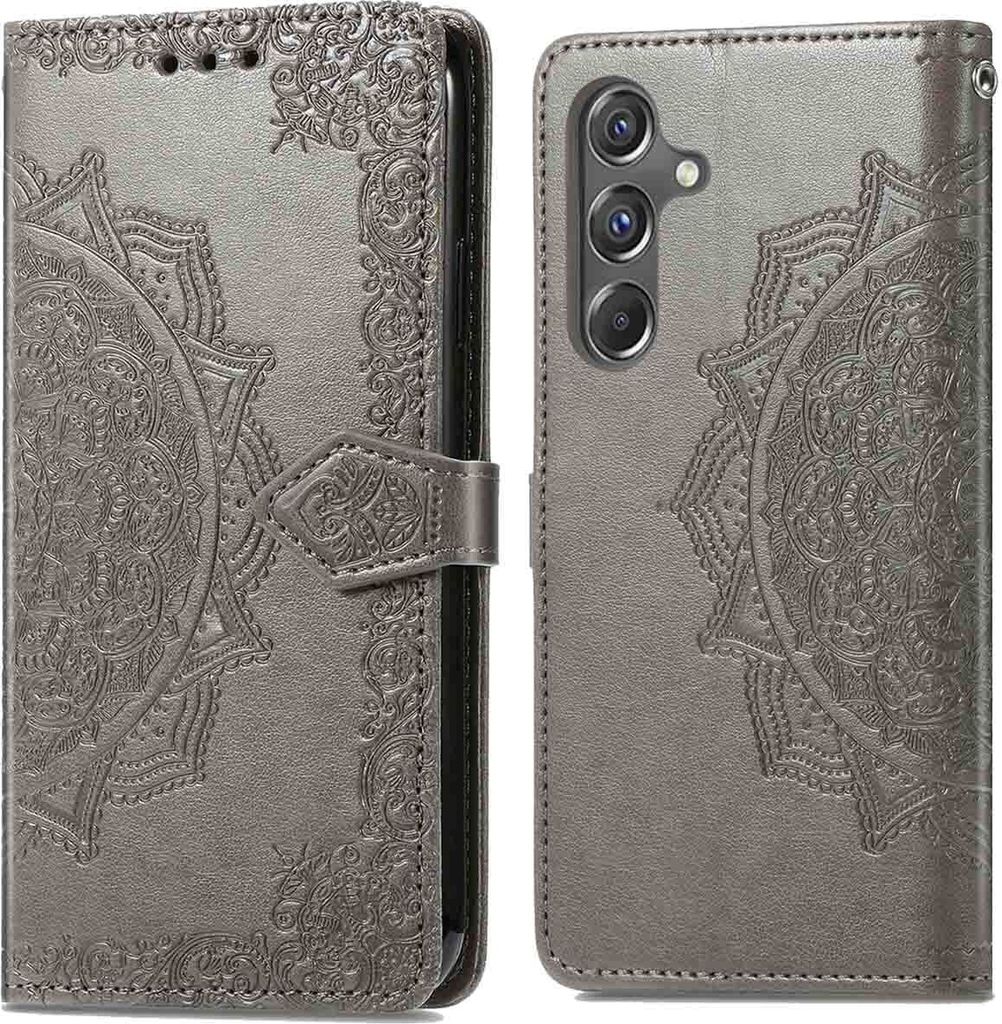 imoshion Mandala Klapphülle Samsung Galaxy A15 (5G/4G) - Grau