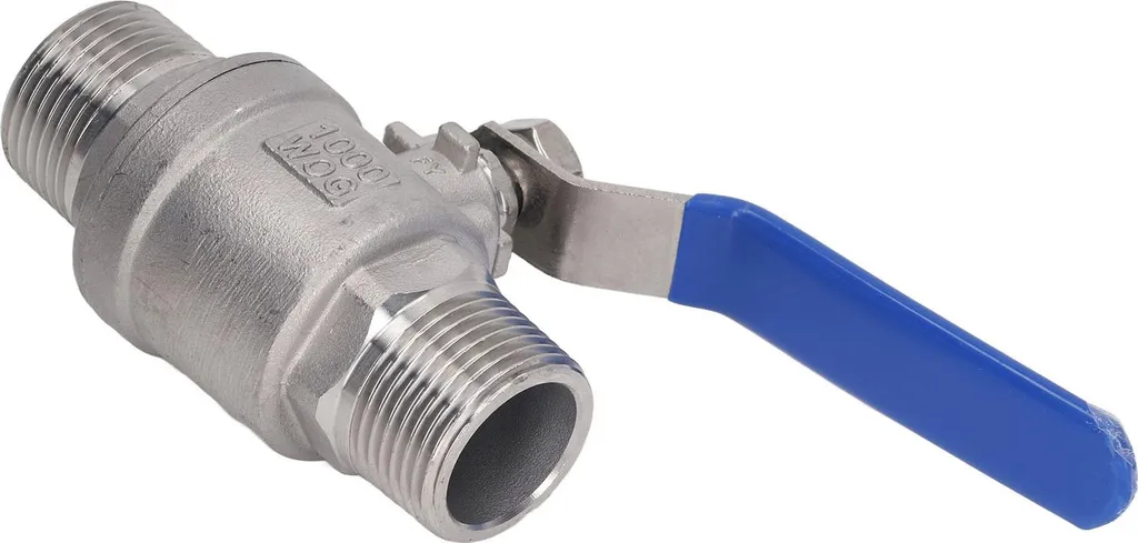 Robinet à boisseau sphérique inox 1 pouce avec étanchéité renforcée NPT