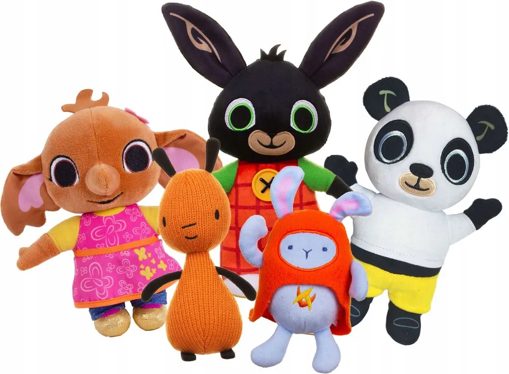 Bing et ses Amis : Ensemble de Peluches Douces pour Enfants (6 Pièces)