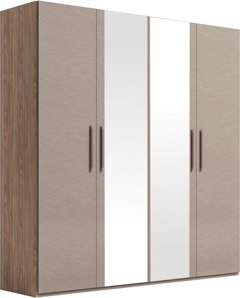 Kleiderschrank Amalfi 4-Türig mit Spiegeltüren