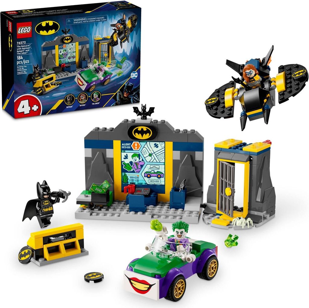 LEGO DC Batman Batman's Cave avec Batman, Batgirl et Joker, Image du produit 