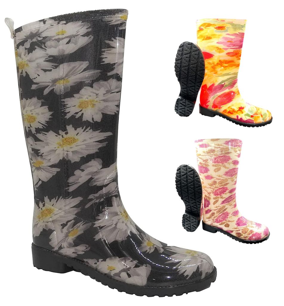 Gummistiefel Damen-Regenstiefel, Farbe:weiß, Größe:40 Produktbild 