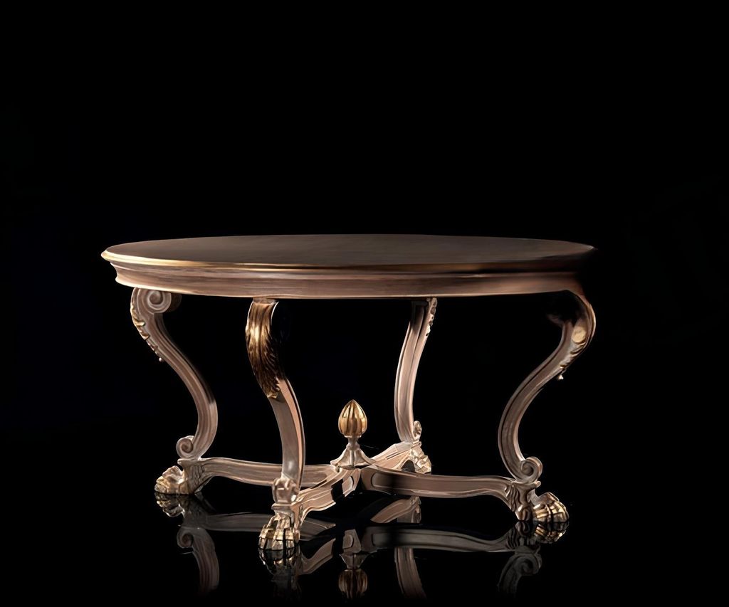 Esstisch Moderne Esszimmer Wohnzimmer Küche Tische Design Tisch Rund Barock