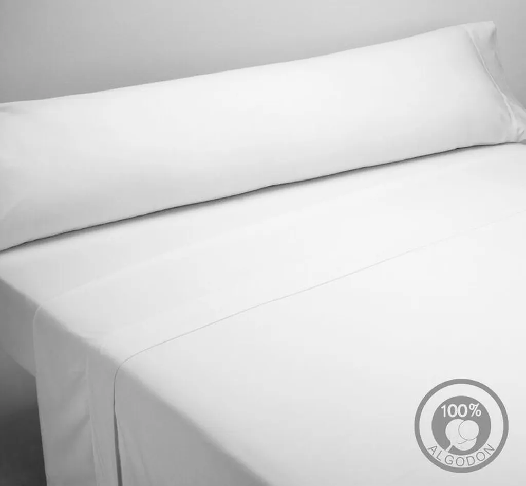 Linge de Lit Iris White Hosteline 160 Blanc Pur Finition Satinée