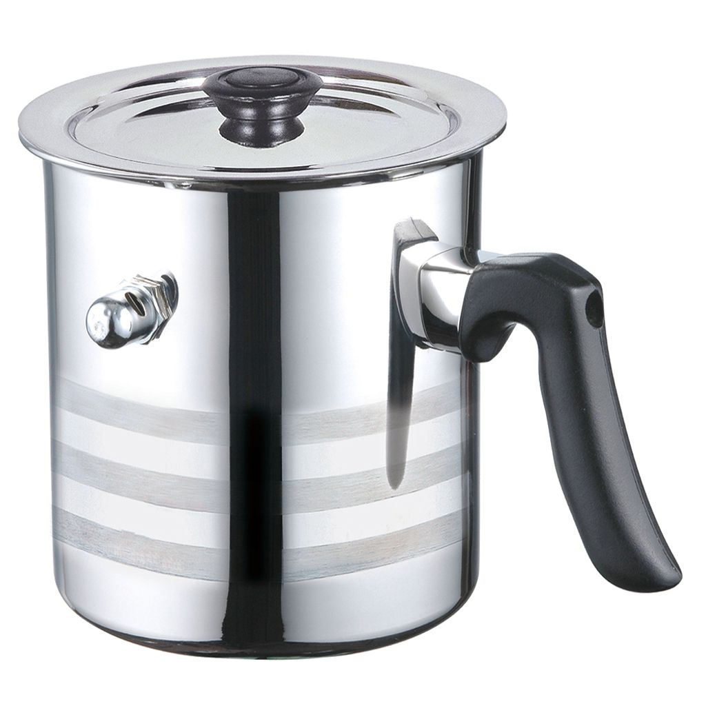BLAUMANN Caraffa per latte con coperchio in acciaio inox 2 Immagine del prodotto 