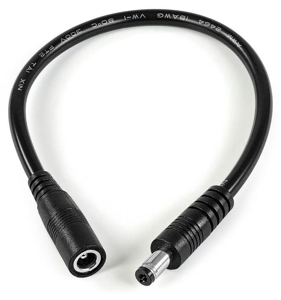 Omegon Kabel Adapter 5,5-2,5 (weiblich, pin) - 5,5-2,1 (männlich)