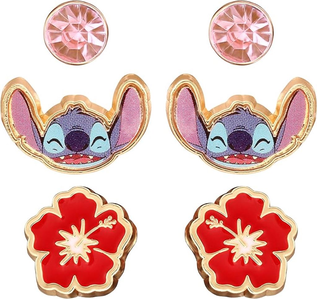 Disney Stitch Set 3 Paar Ohrringe Produktbild 