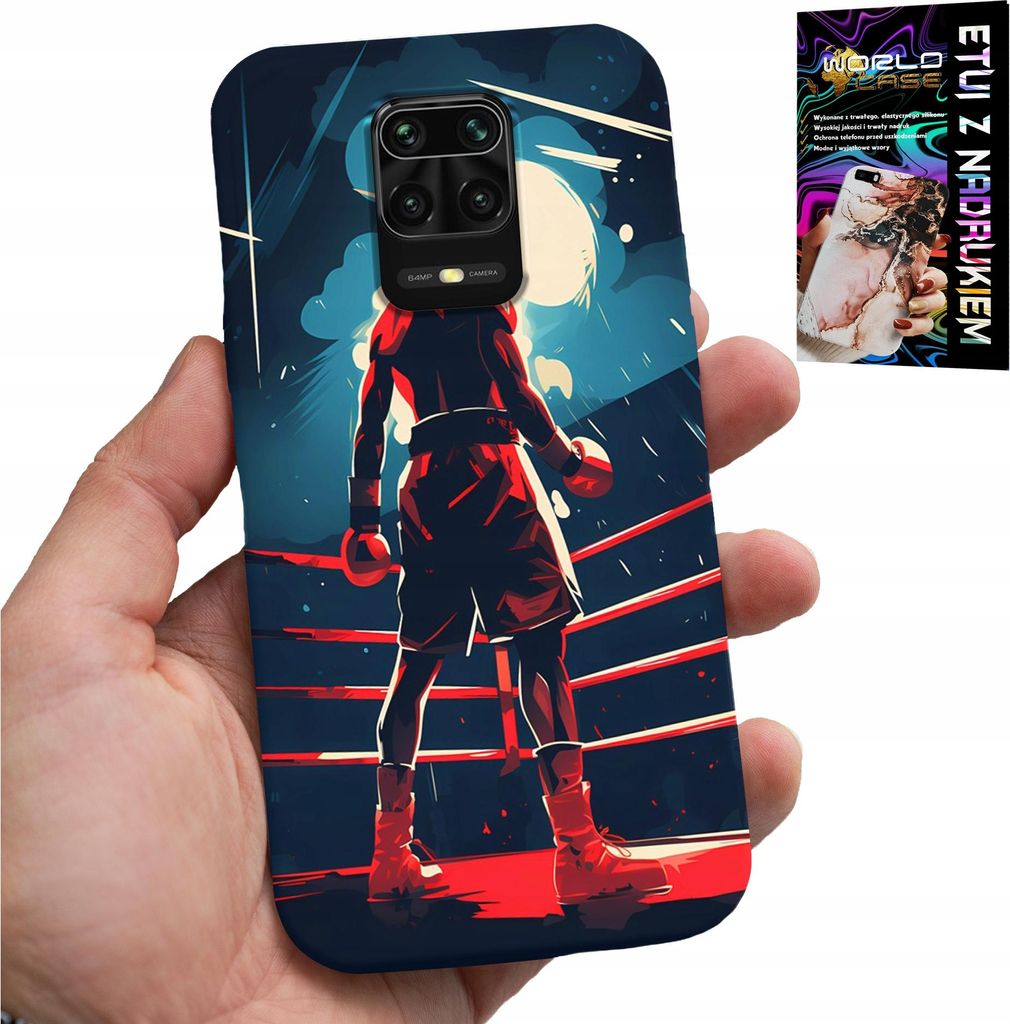 Gehäuse Für Xiaomi Note 9 Pro / 9S - Boxen Kampfsport Boxer Designs + Glas